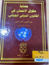 Image of حماية حقوق الانسان في القانون الدولي الجنائي