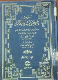 Image of تهذيب دمشق الكبير