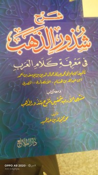 Image of شرح شذور الذهب في معرفة كلام العرب