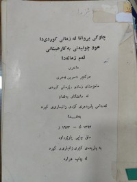 Image of چاوگی بی واتا لە زمانی کوردی دا