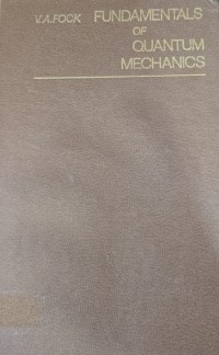 Image of : Fundamentals of Quantum Mechanics
