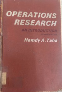 Image of 0PERATIONS RESEARCH AN INTRODUCTION