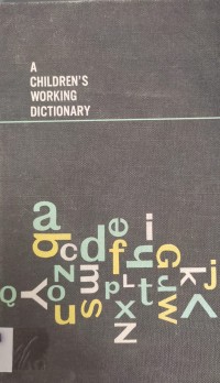 Image of A CHILDERNS WORKING DICTIONARY