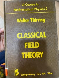 Image of A Course in Mathematical Physics, Vol. 2 : Classical Field Theory