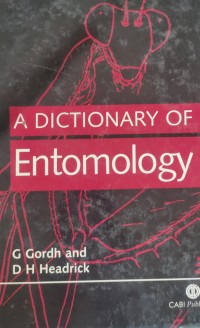Image of A DICTIONARY OF Entomology