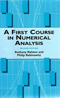 Image of A FIRST COURSE IN NUMERICAL ANALYSIS