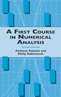 Image of A First Course in Numerical Analysis