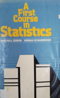 Image of A First Course in Statistics