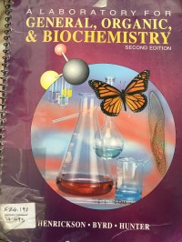 Image of A LABORATORY FOR GENERAL, ORGANIC, AND BIOCHEMISTRY