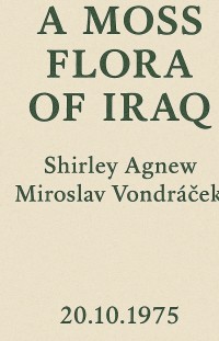 Image of A Moss Flora of Iraq