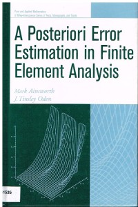 Image of A posteriori Error Estimation in Finite Element Analysis