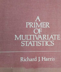 Image of A Primer of Multivariate Statistics