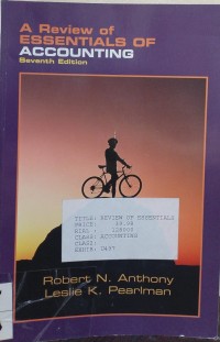 Image of A Review of Essentials of Accounting