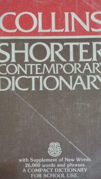 Image of A SHORER CONTEMPORAY DICTIONARY