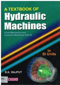 Image of A TEXTBOOK OF HYDRAULIC MACHINES