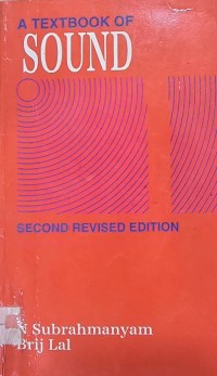 Image of A Textbook of Sound