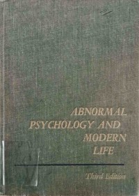 Image of Abnormal Psychology and Modern Life