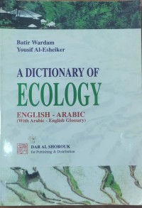 Image of ADICTIONARY OF ECOLOGY E- A