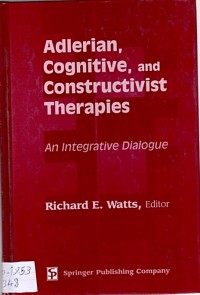 Image of Adlerian, Cognitive, and Constructivist Therapies