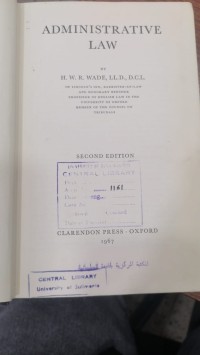 Image of ADMINISTR ATIVE LAW