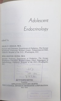 Image of Adolescent Endocrinology
