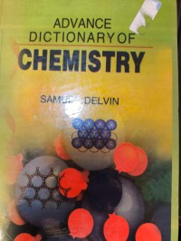 Image of Advanced Dictionary of Chemistry