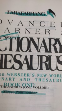 Image of ADVANCED LEARNERS DICTIONARY THESAURUS