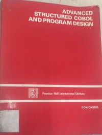 Image of ADVANCED STRUCTURED COBOL AND PROGRAM DESIGN