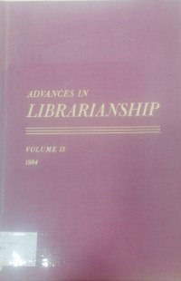 Image of ADVANCES IN LIBRARIANSHIP