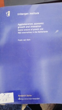Image of Agglomeration economic grawth and innovation