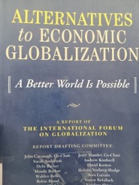 Image of ALTERNATIVES TO ECONOMIC GLOBALIZATION