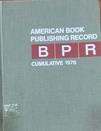 Image of AMERICAN BOOK PUBLISHING RECORD