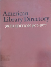 Image of American Library DIRECTORY