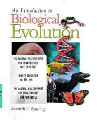 Image of An Introduction to Biological Evolution