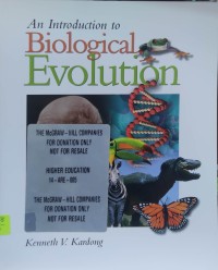 Image of An Introduction to Biological Evolution
