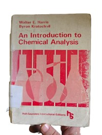 Image of AN INTRODUCTION TO CHEMICAL ANALYSIS