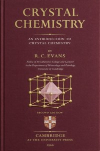 Image of An Introduction to Crystal Chemistry