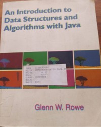 Image of AN INTRODUCTION TO DATA STRUCTURES AND ALGORITHMS WITH JAVA