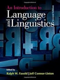 Image of An Introduction to Language and Linguistics