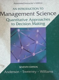 Image of An Introduction to Management Science