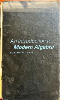 Image of An Introduction to Modern Algebra