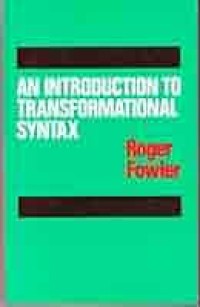 Image of An Introduction to Transformational Syntax