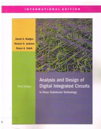 Image of ANALYSIS AND DESIGN OF DIGITAL INTEGRATED CIRCUITS
