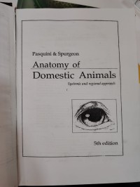 Image of Anatomy of 
Domestic Animals