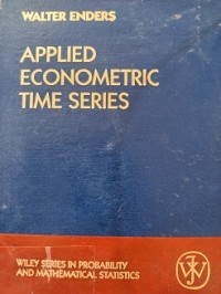 Image of APPLIED ECONOMETRIC TIME SERIES