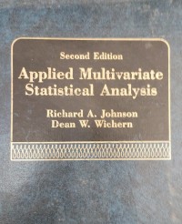 Image of Applied Multivariate Statistical Analysis