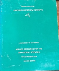Image of APPLYING STATISTICAL CONCEPTS