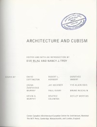 Image of ARCHITECTURE AND CUBISM