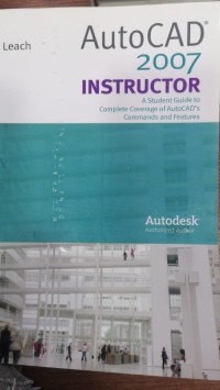 Image of AUtocad 2007 INSTRUCTOR