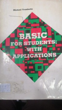Image of BASIC FOR STUDENTS WITH APPLICATIONS